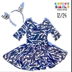NWT’s Zebra Dotdotsmile ballerina twirly dress